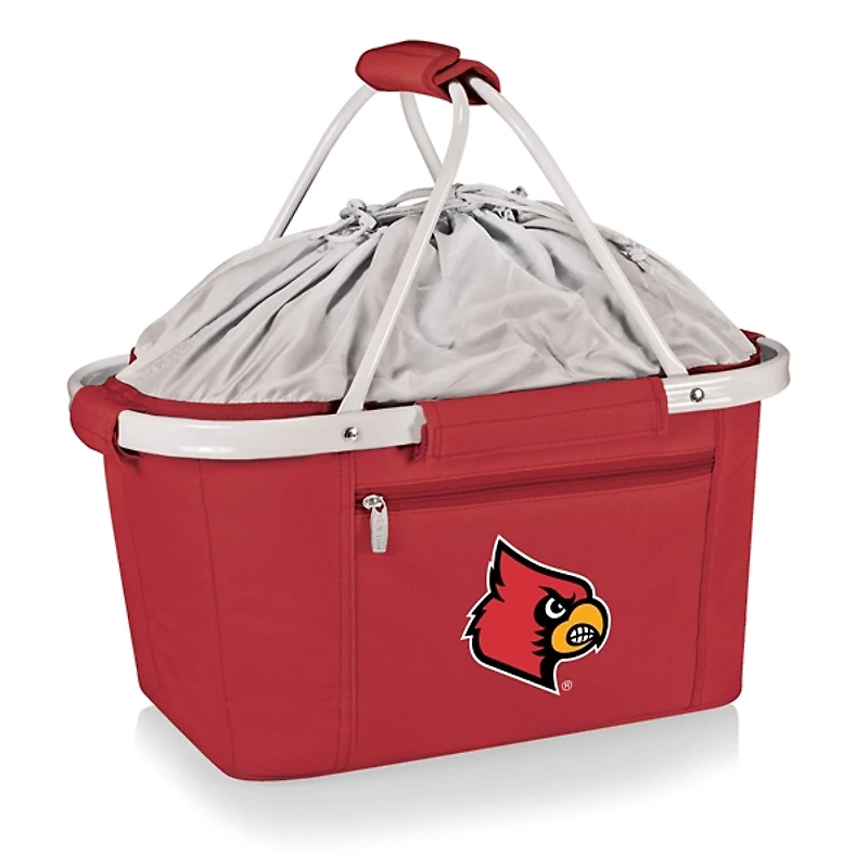 Red Louisville Cardinals Cooler Basket