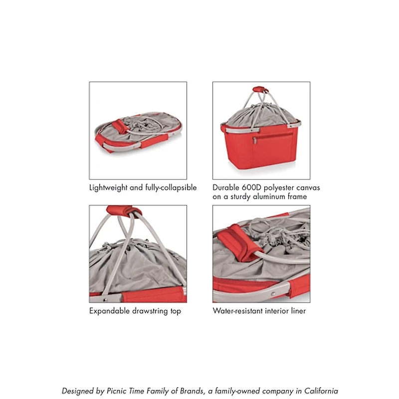 Black Clemson Tigers Cooler Basket