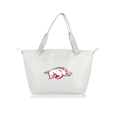 White Arkansas Razorbacks Cooler Tote Bag