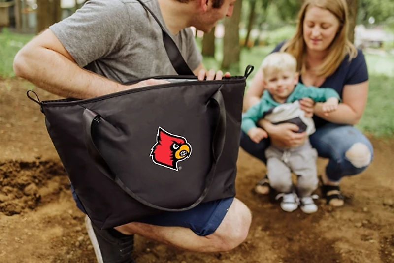 Black Louisville Cardinals Cooler Tote Bag