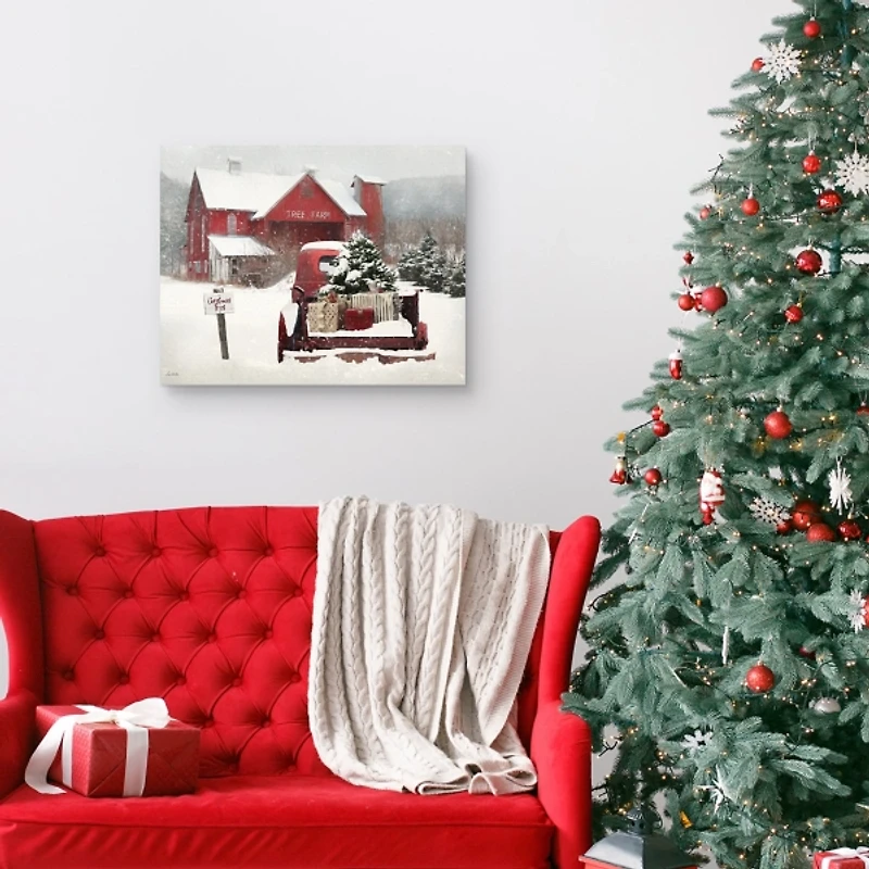 Christmas Tree Farm Canvas Art Print