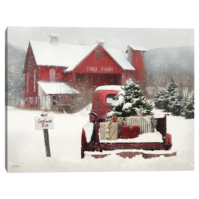 Christmas Tree Farm Canvas Art Print