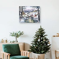 Christmas Village Canvas Art Print