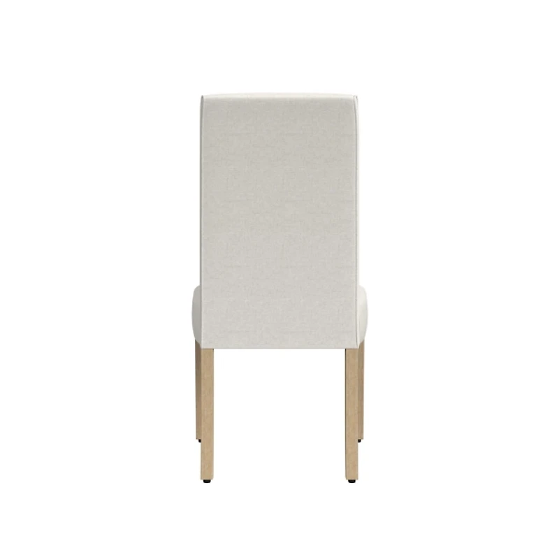 Cream Whitewashed Dining Chairs, Set of 2