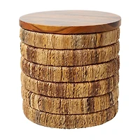 Handmade Seagrass Round Accent Table