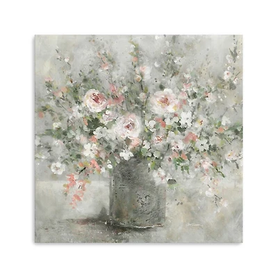 Felicitous Floral Canvas Art Print, 30X30 in.