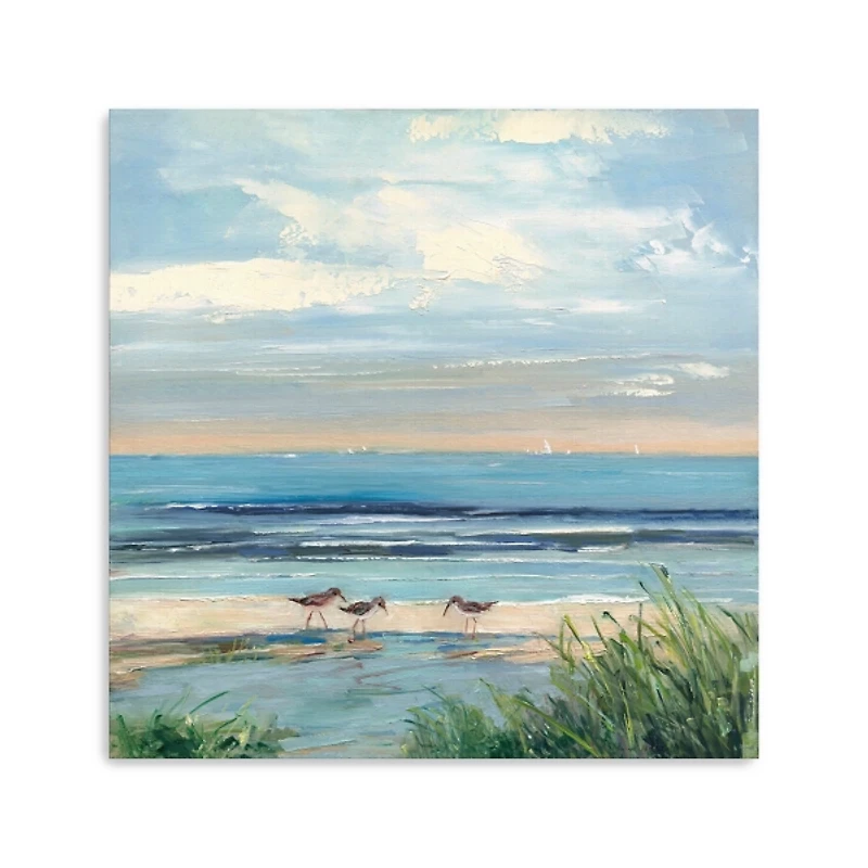 Paradise Beach Canvas Art Print, 30x30 in.