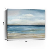 Serene Coast Canvas Art Print
