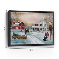 Christmas Tree Farm Framed Art Print