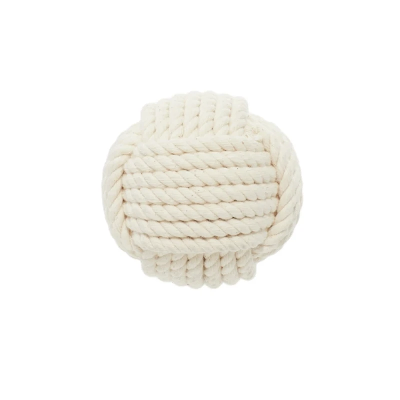 Neutral Jute Rope Orbs, Set of 4