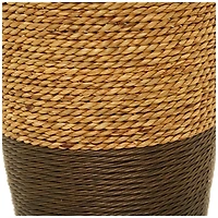 Two-Toned Natural Seagrass Floor Vase, 28 in.