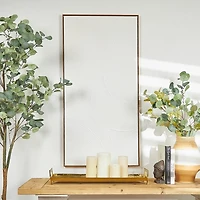 White Geometric Dimensional Canvas Art Print