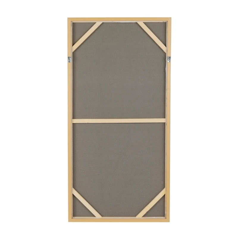 White Geometric Dimensional Canvas Art Print