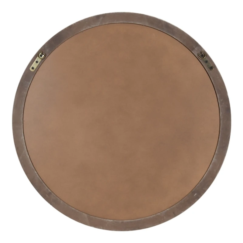 Wood Round Mansel Mirror