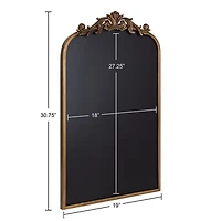 Gold Arch Framed Arendall Chalkboard