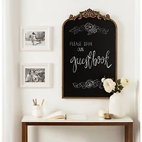 Gold Arch Framed Arendall Chalkboard