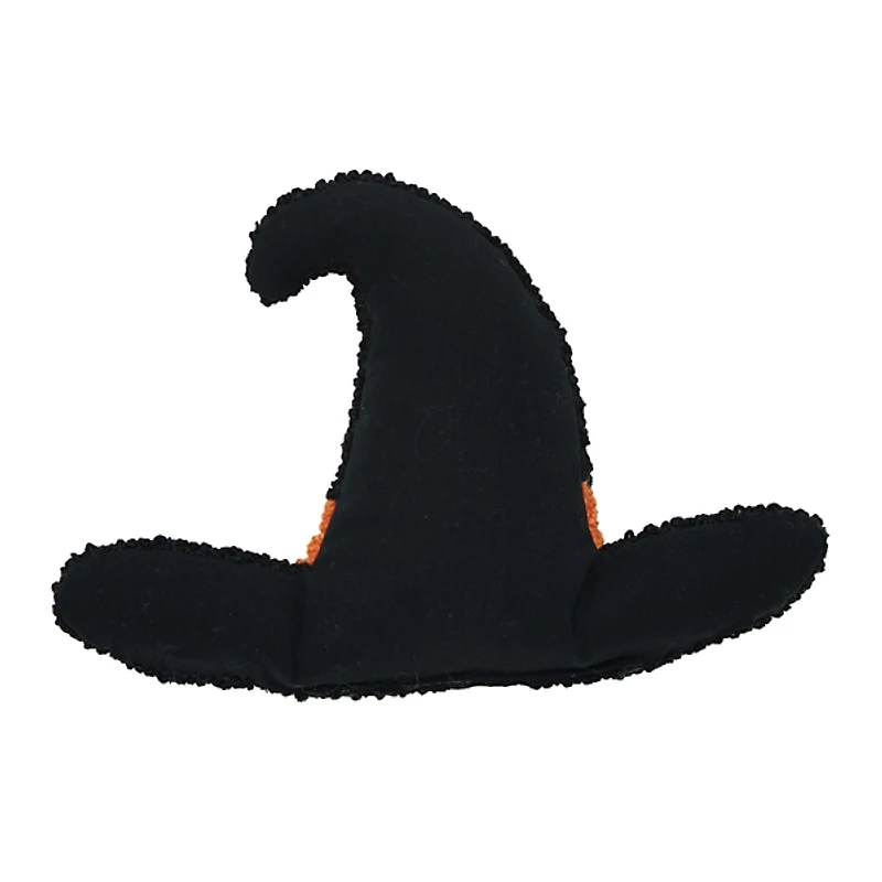 Witch Hat Shaped Halloween Throw Pillow
