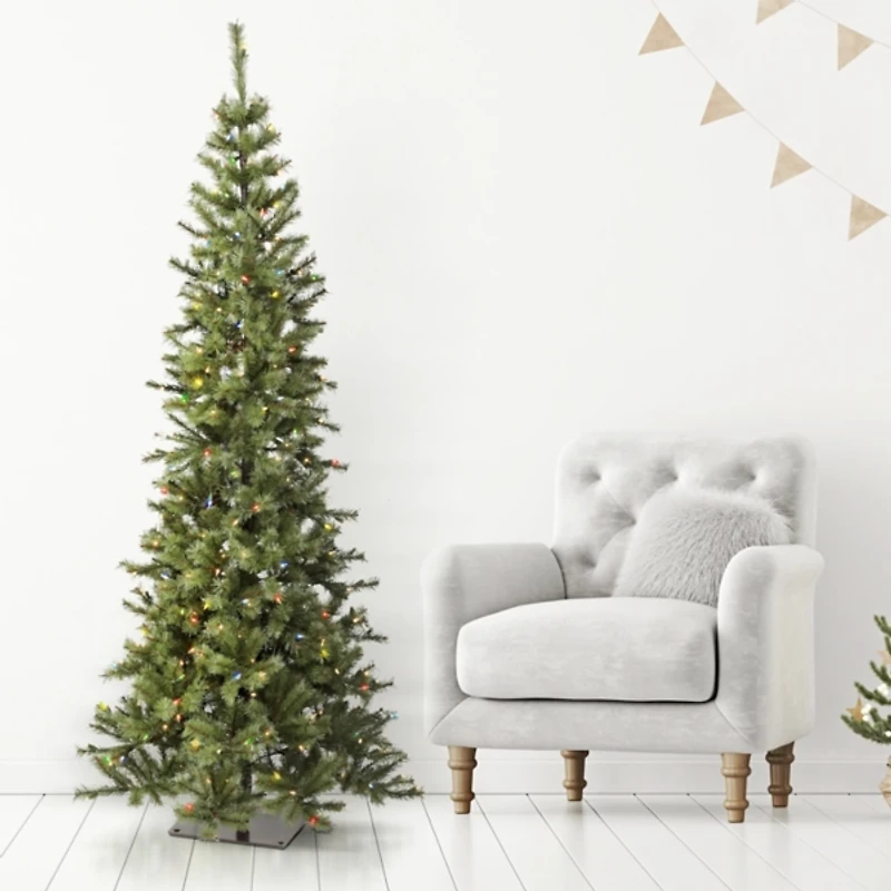 6 ft. Pre-Lit Asheville Alpine Christmas Tree