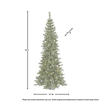 6 ft. Pre-Lit Asheville Alpine Christmas Tree