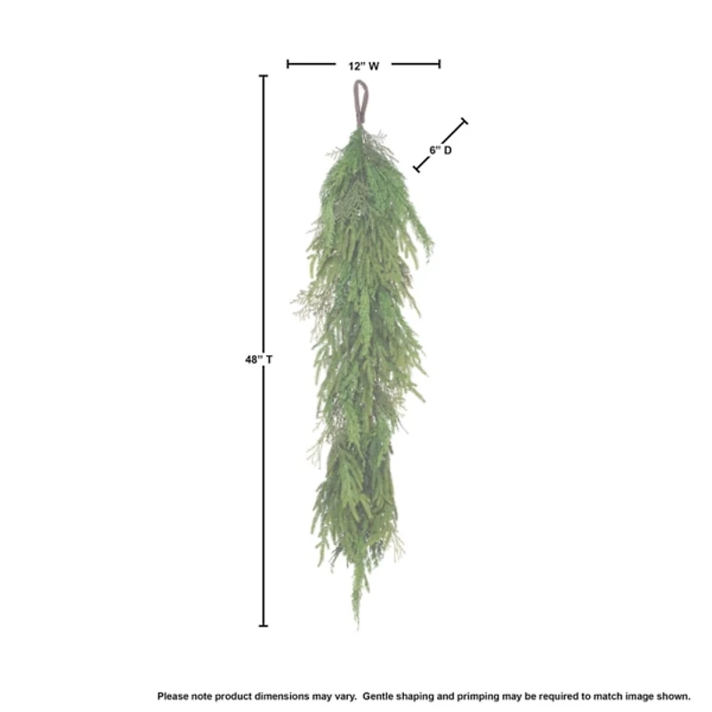 Natural Norfolk Cyprus Garland