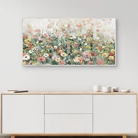 Summer Field Framed Canvas Art Print