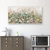 Summer Field Framed Canvas Art Print