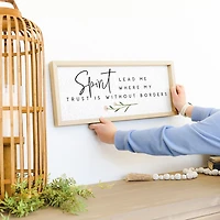 Spirit Lead Me Framed Wall Plaque