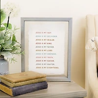 Jesus is My Everything Wall Plaque