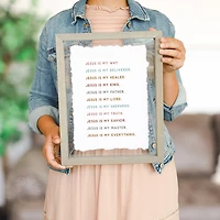 Jesus is My Everything Wall Plaque