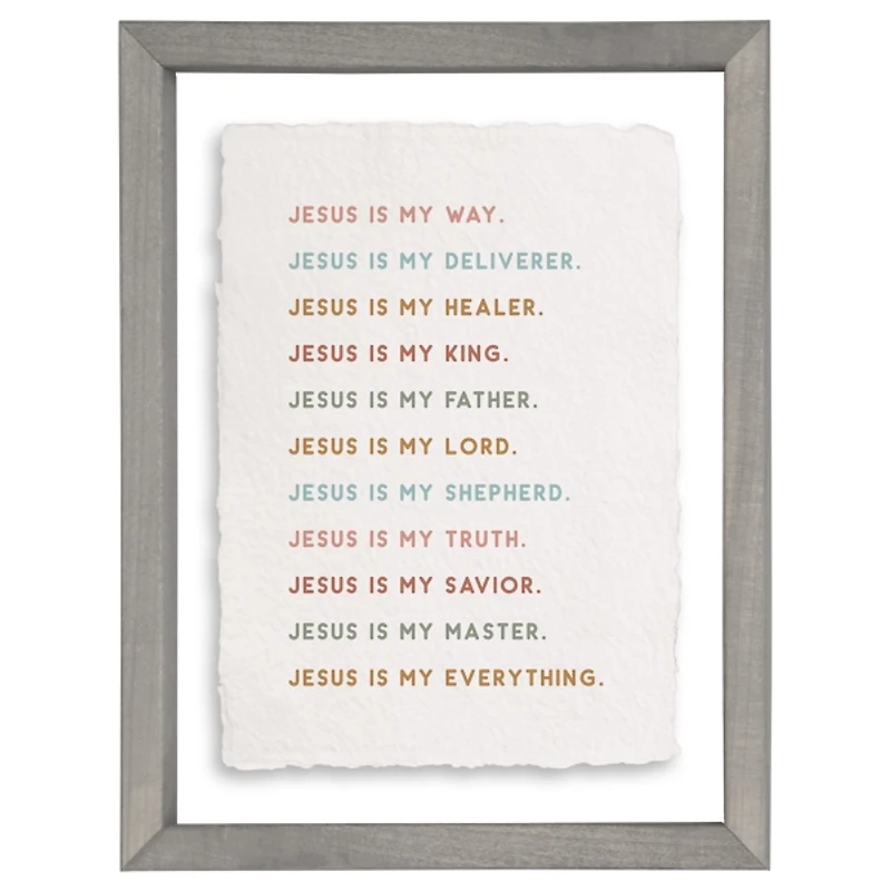Jesus is My Everything Wall Plaque