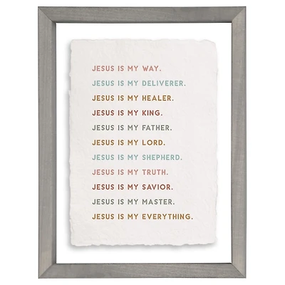 Jesus is My Everything Wall Plaque