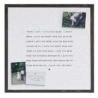 Love You Most Framed Wall Plaque