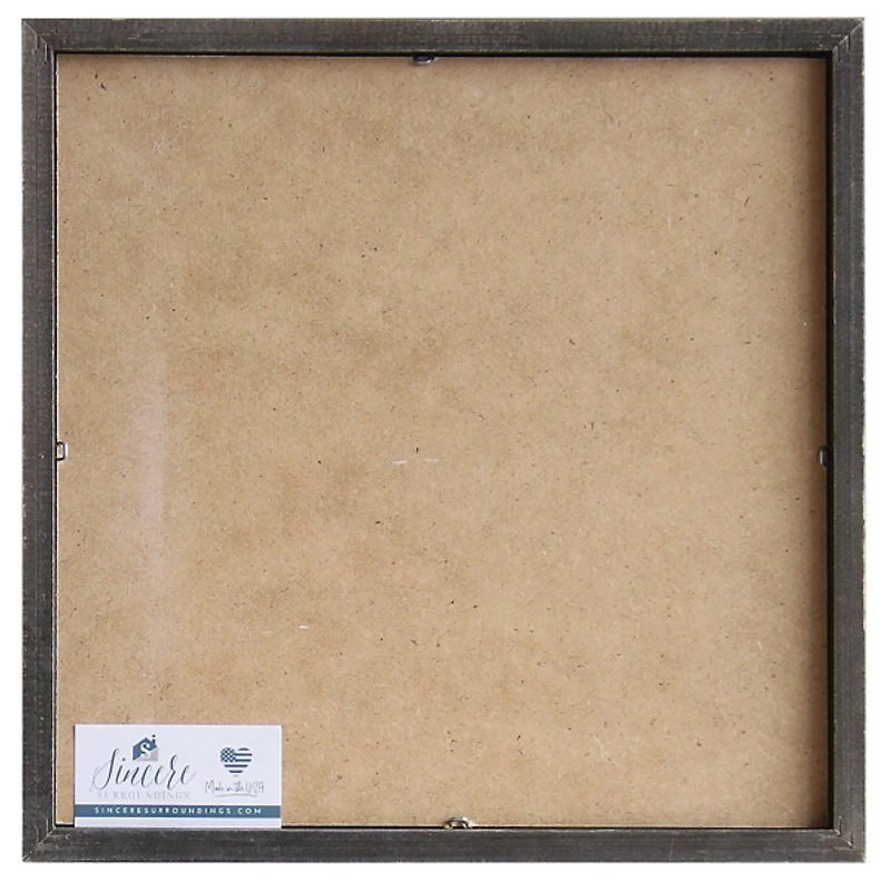 Anyway Framed Wood Wall Plaque