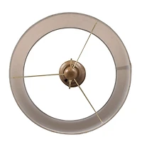 Brown Traditional Spindle Floor Lamp