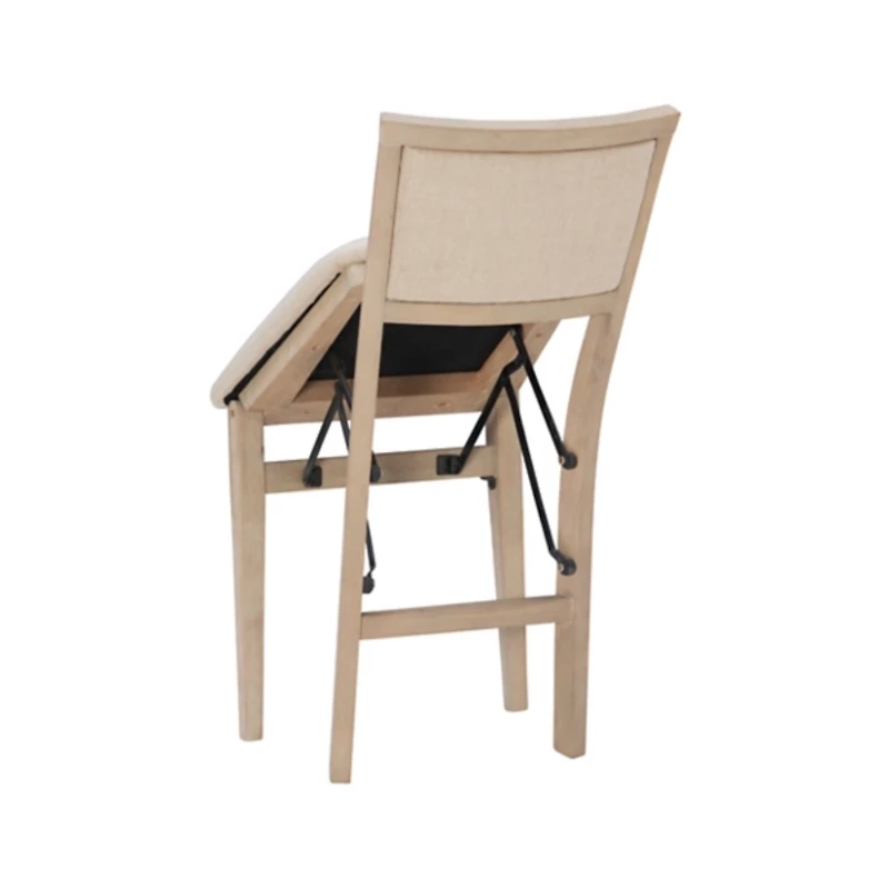 Beige Keira Folding Dining Chairs, Set of 2