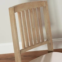 Beige Triena Folding Dining Chairs, Set of 2