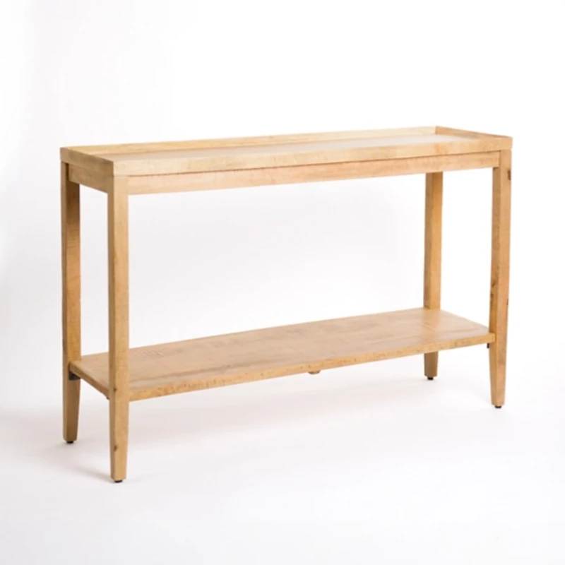 Natural Wood Hughes Console Table