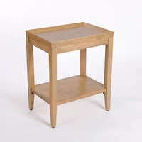 Natural Wood Hughes Side Table