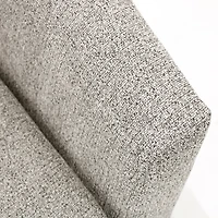 Light Gray Tufted Swivel Barrel Accent Chair