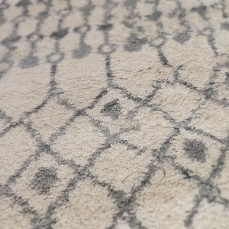 Gray Diamond Area Rug, 8x10