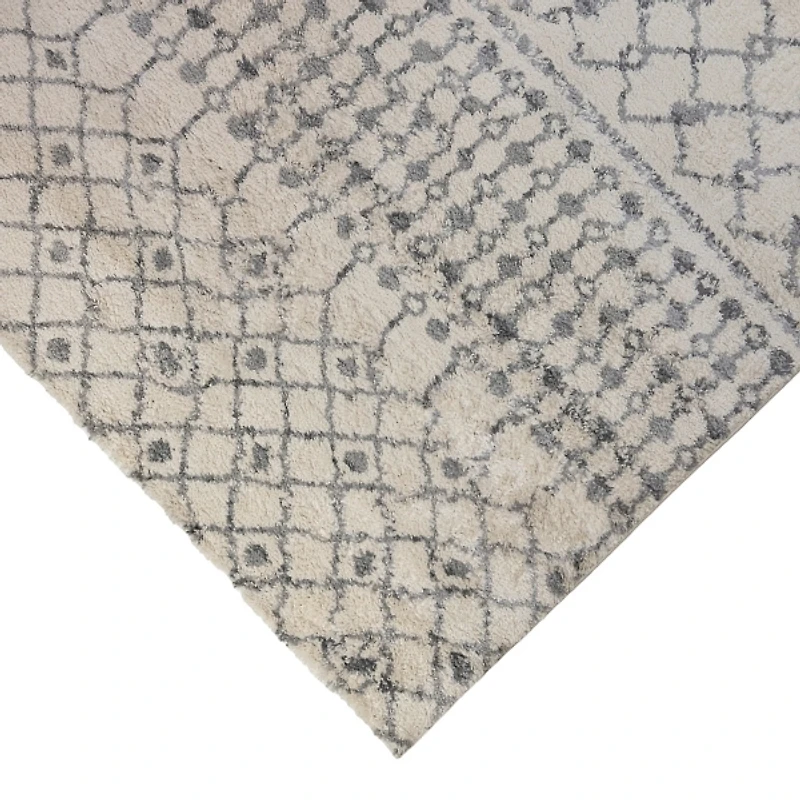 Gray Diamond Area Rug, 8x10