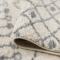 Gray Diamond Area Rug, 8x10