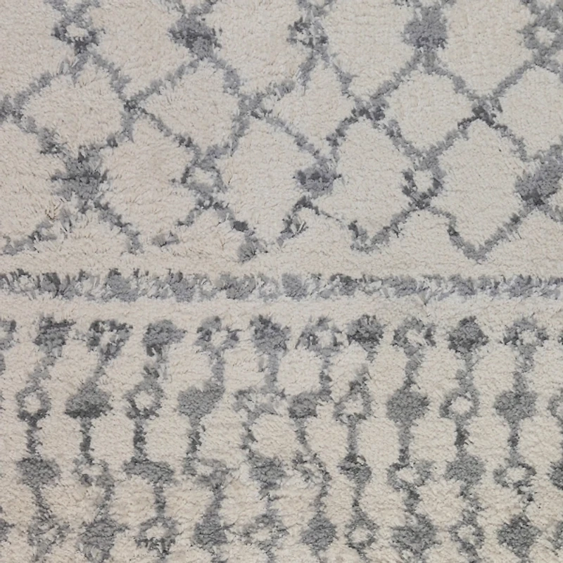 Gray Diamond Area Rug, 8x10