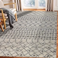 Gray Diamond Area Rug, 8x10