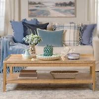 Natural Wood Hughes Coffee Table