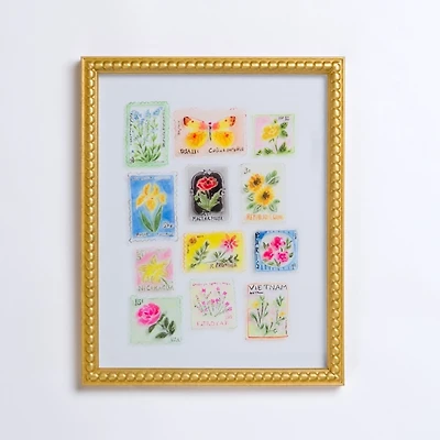 Brackeen Postage Stamps Framed Art Print