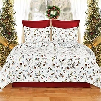 Pinecone Reversible 3-pc. Full/Queen Quilt Set