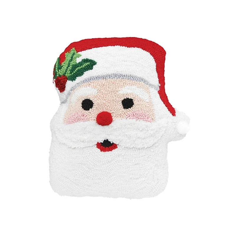 Jolly Old Saint Nicholas Shaped Pillow