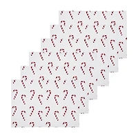 Candy Cane Wishes Placemats, Set of 6