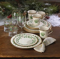 Lenox Holly Gold Edge 12-pc. Dinnerware Set